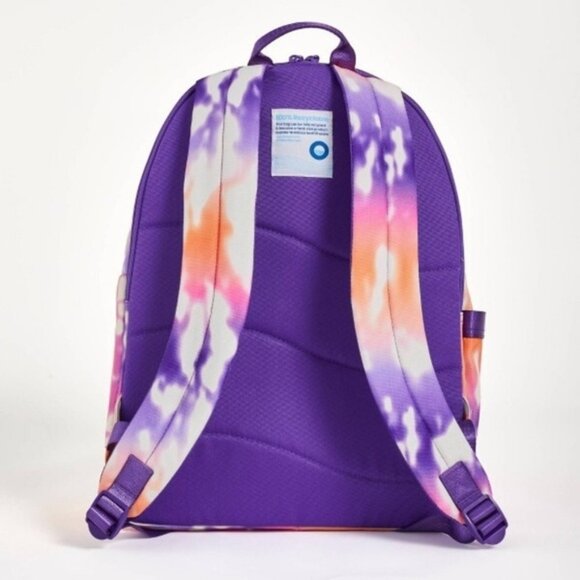 Ecotech Orange and Purple Bag with Tie-Dye Design - Picture 2 of 10